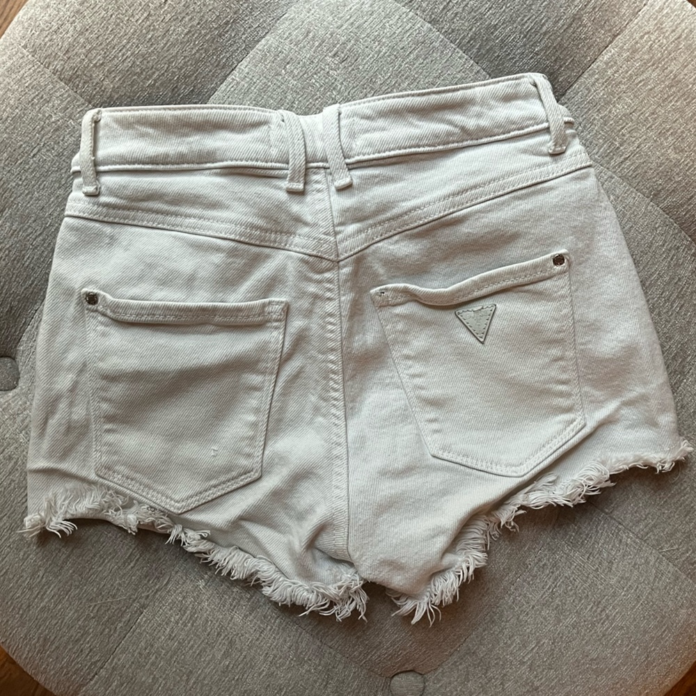 Guess White Shorts